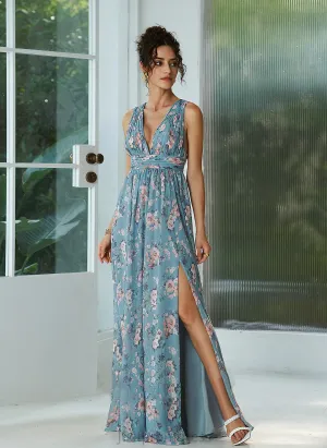 A-line Dresses Emilie Formal Dresses V-Neck