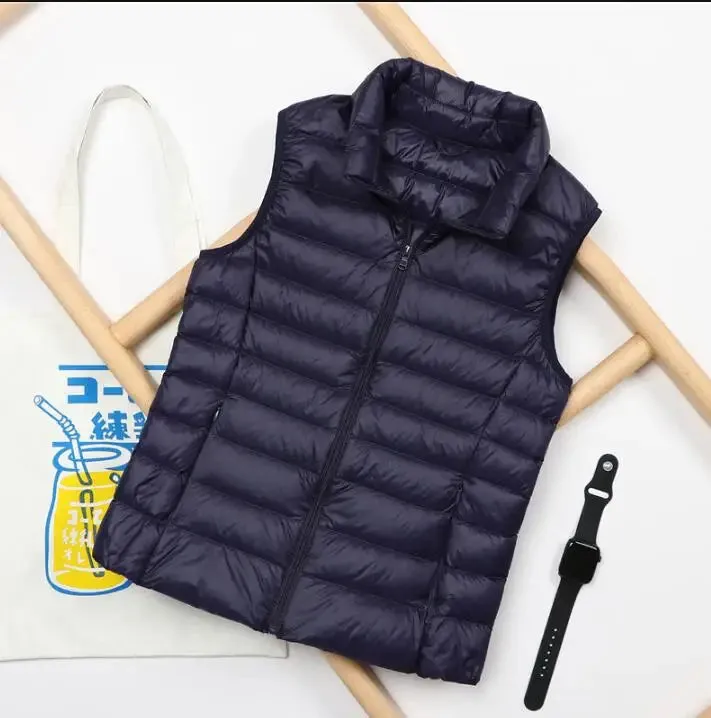 Autumn and Winter Down Vest Women's Ultra-light Warm Jacket