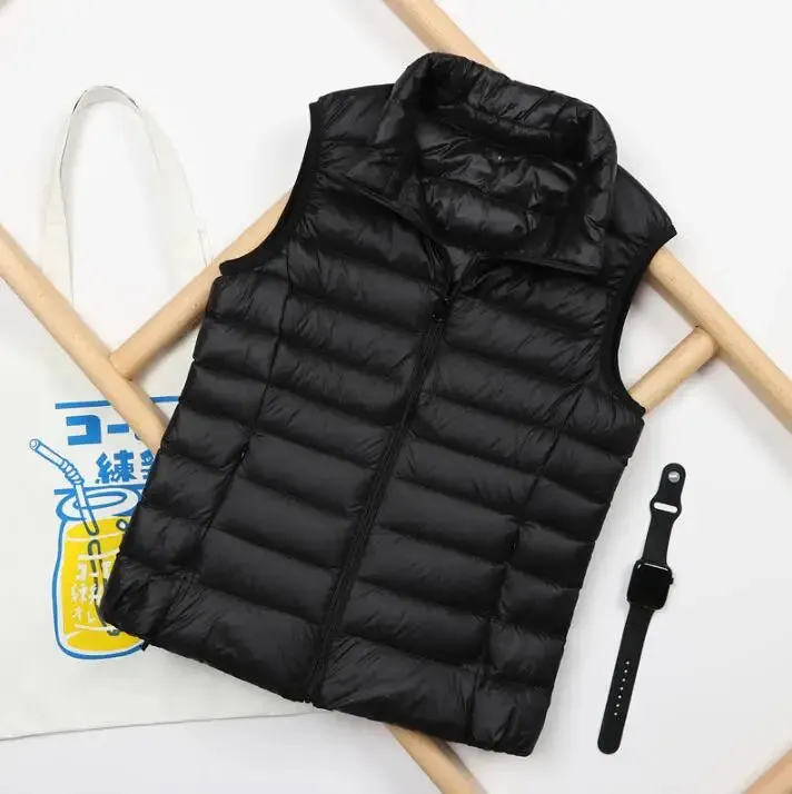 Autumn and Winter Down Vest Women's Ultra-light Warm Jacket