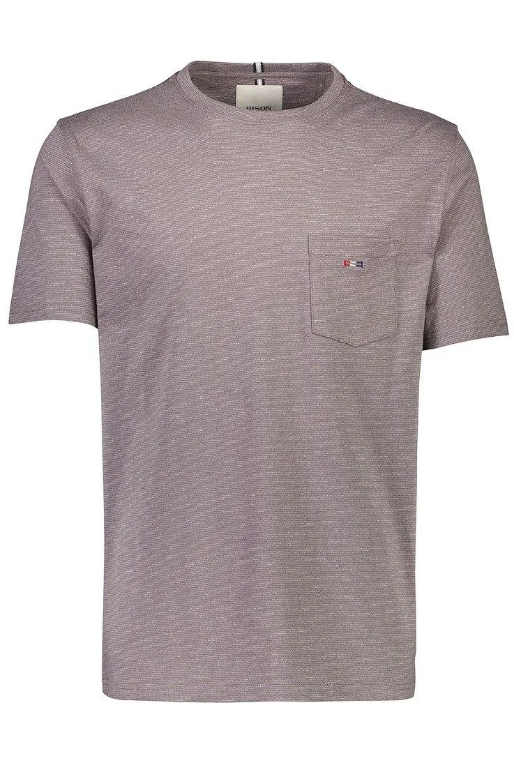 Bison T-Shirt med brystlomme