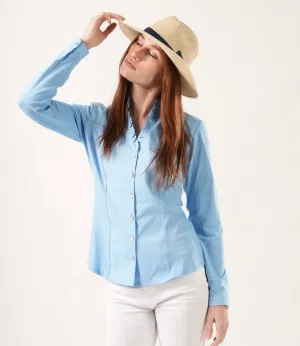 Cassandra Maya Blue Shirt