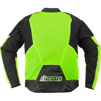 Icon Overlord 3 Mesh CE Jacket Hi-Viz Yellow