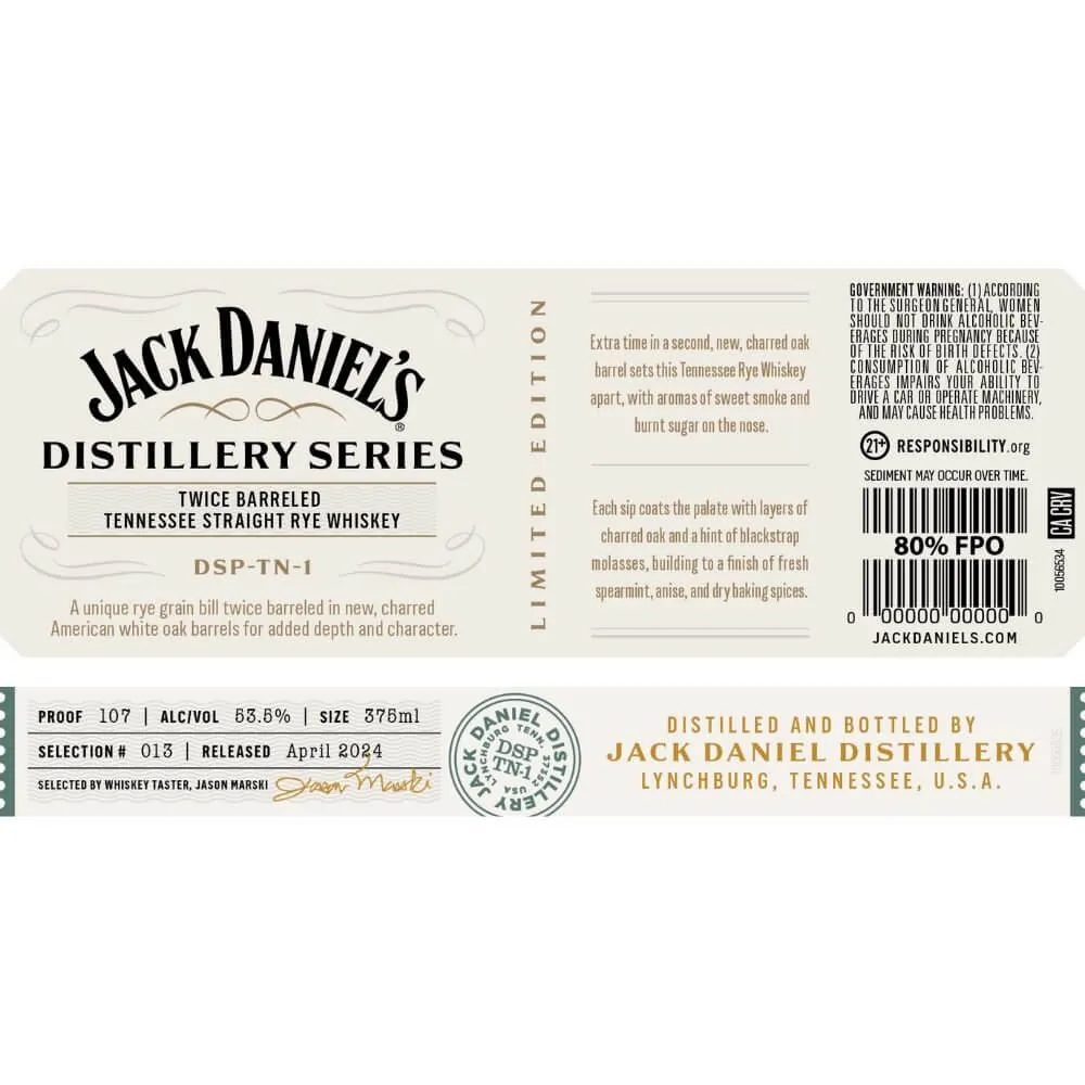 Jack Daniel’s Distillery Series No. 13