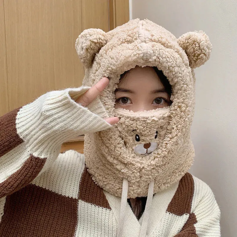Ke'Mora Winter Cartoon Hat With Mask