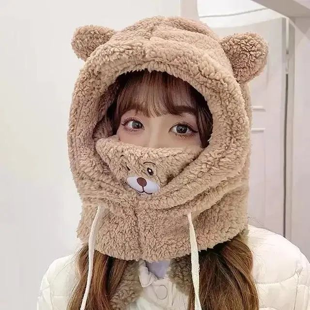 Ke'Mora Winter Cartoon Hat With Mask