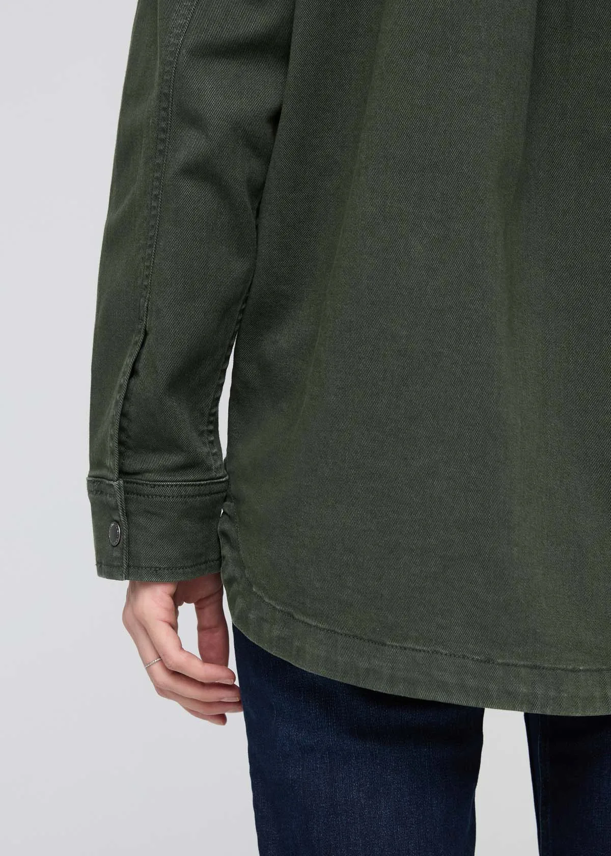 LuxTwill Overshirt -  Peat