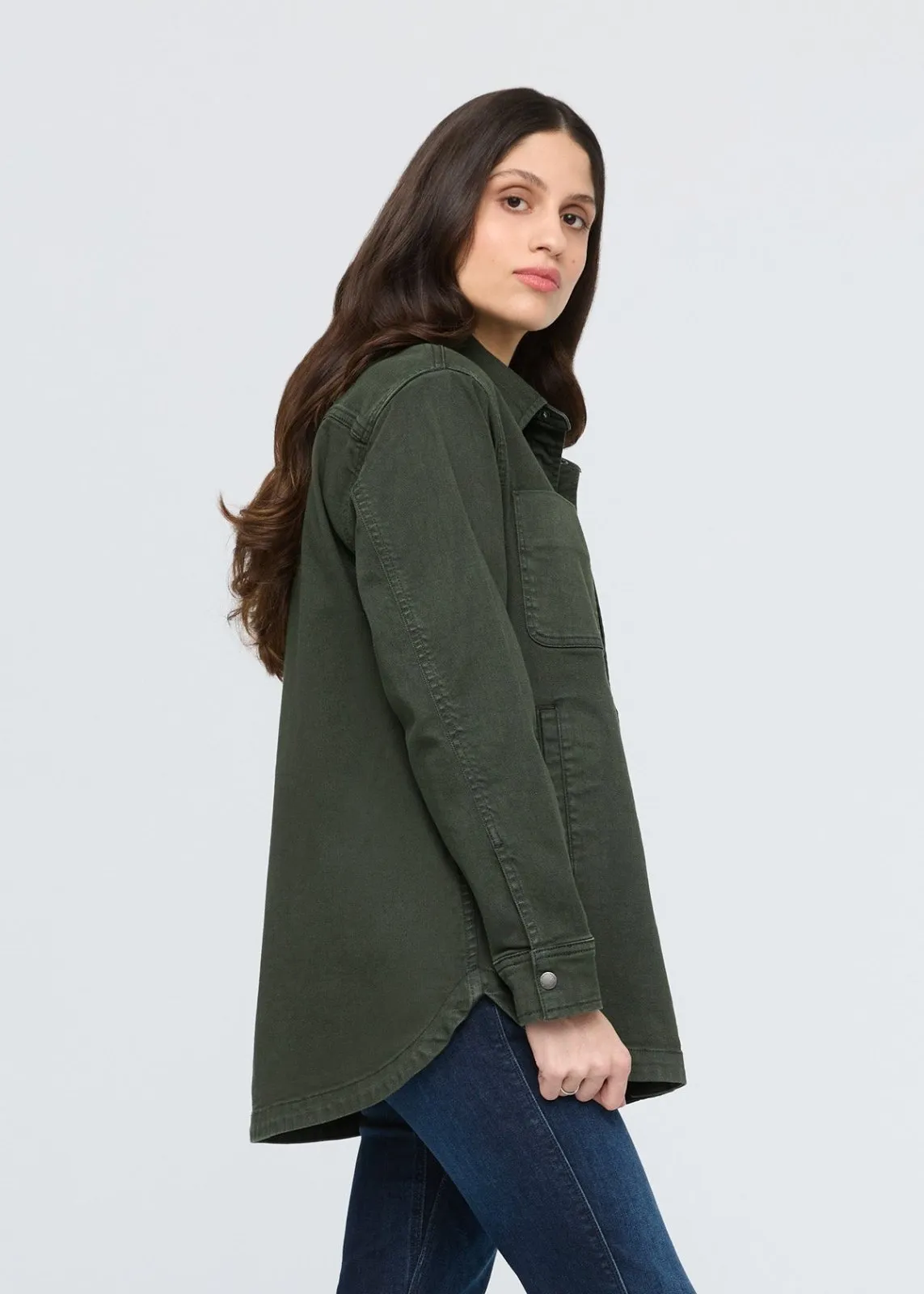 LuxTwill Overshirt -  Peat