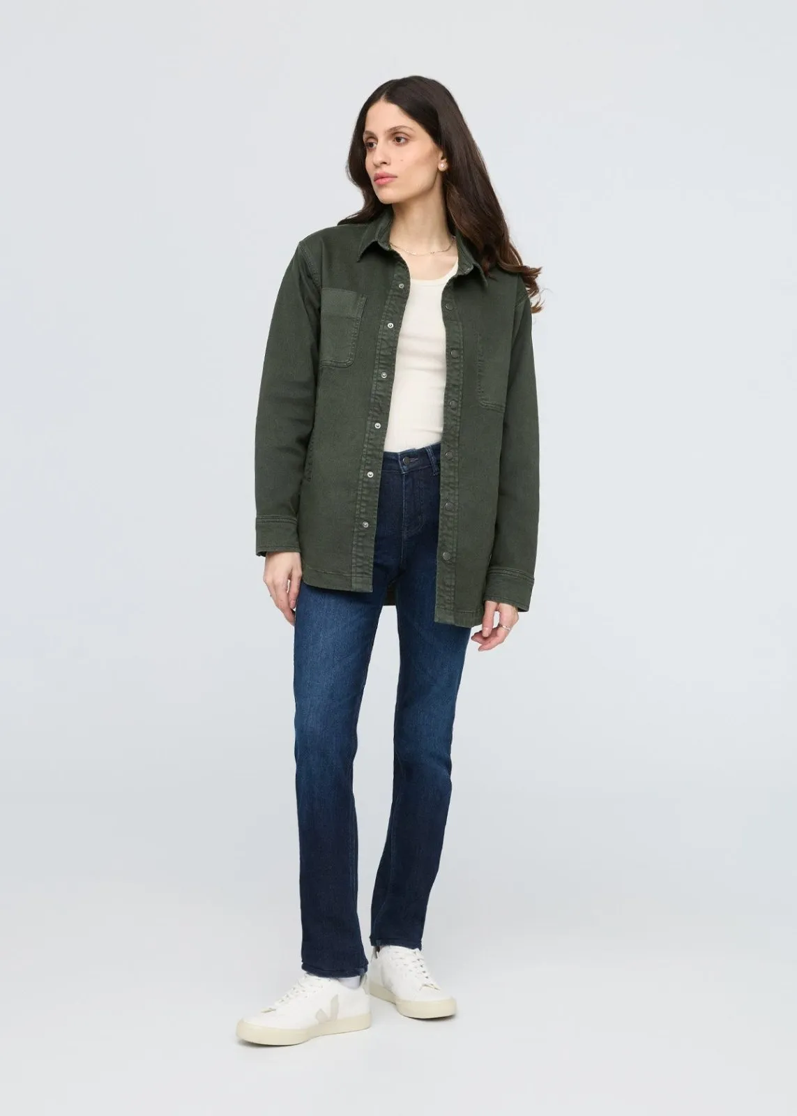 LuxTwill Overshirt -  Peat