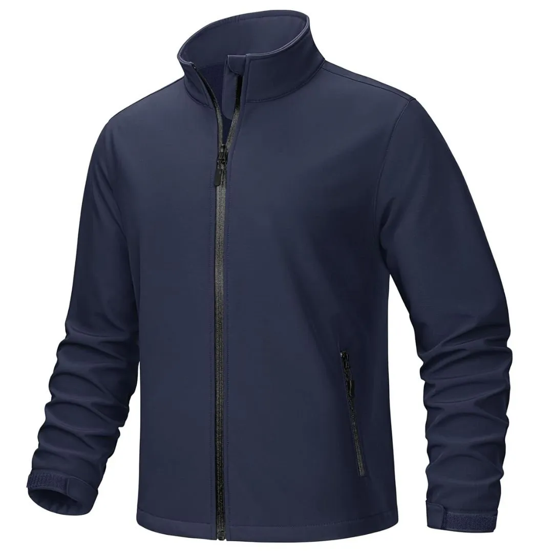 Mens Softshell Windproof Waterproof Coats Hiking Jackets