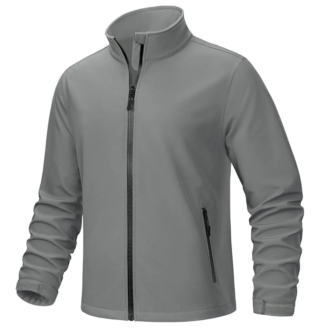Mens Softshell Windproof Waterproof Coats Hiking Jackets