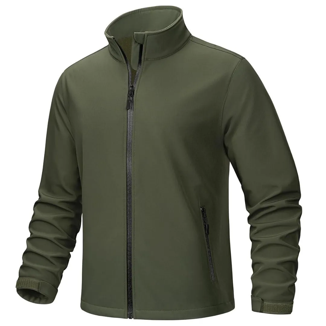 Mens Softshell Windproof Waterproof Coats Hiking Jackets