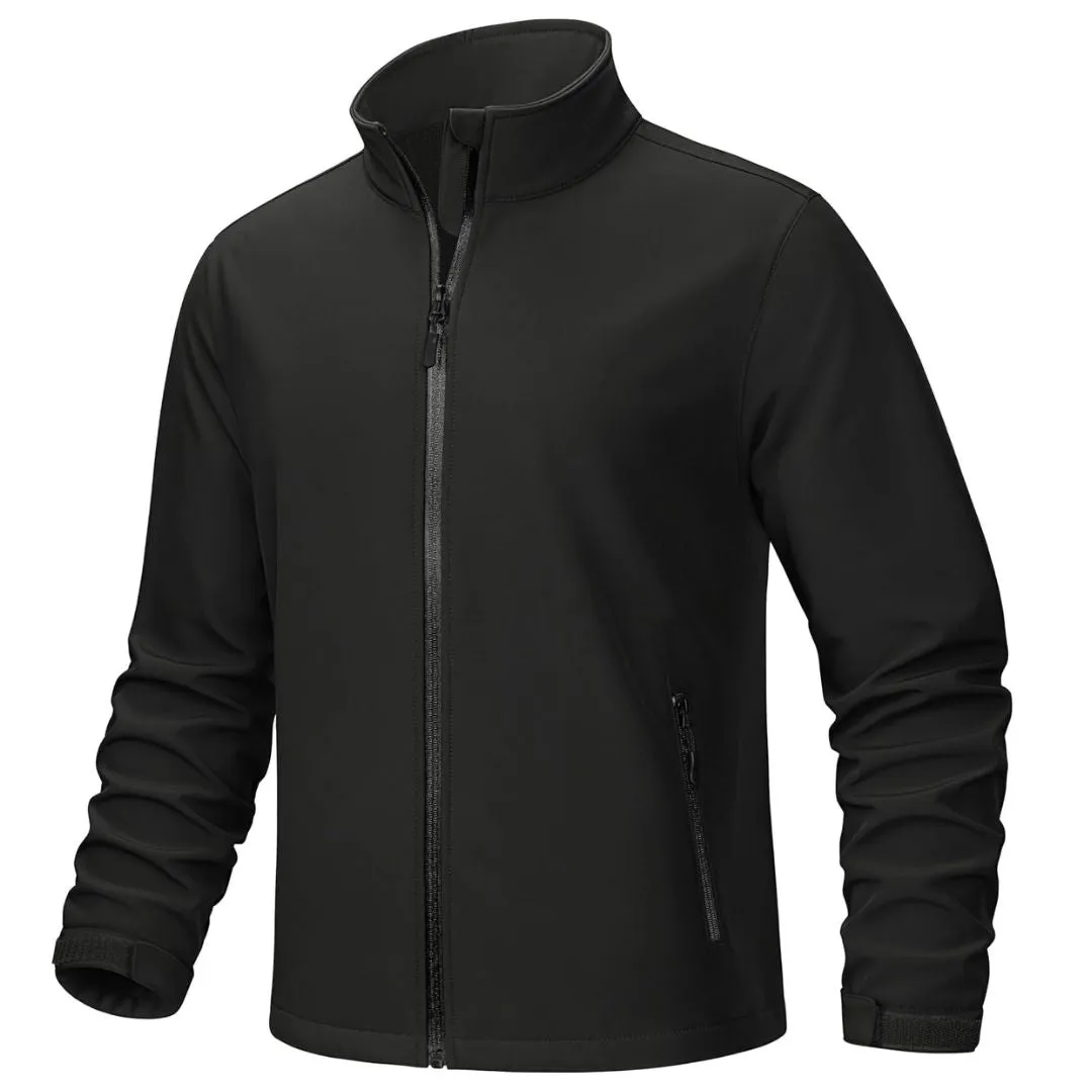 Mens Softshell Windproof Waterproof Coats Hiking Jackets