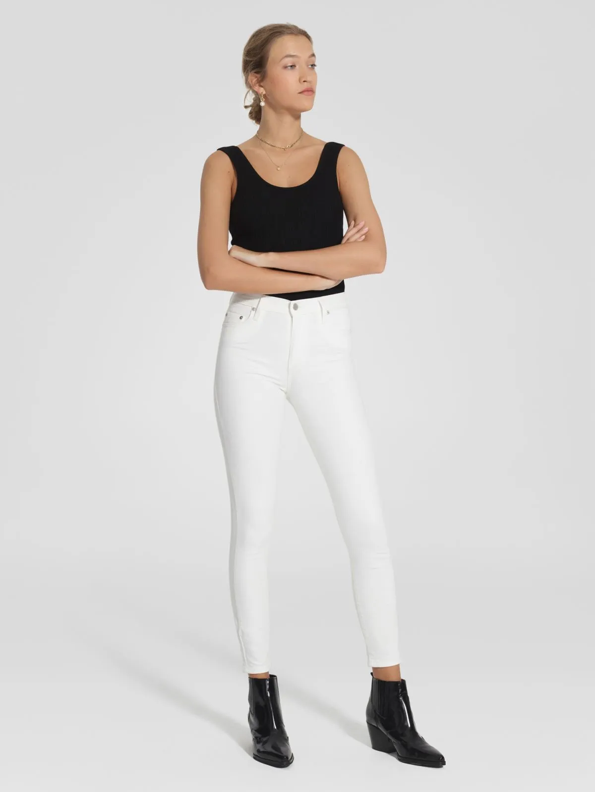 Nobody Denim Cult Skinny Ankle in Glow