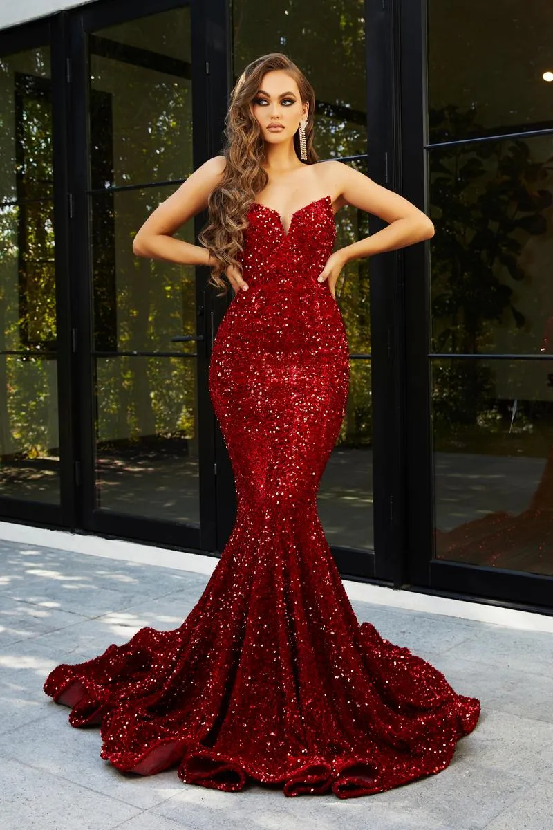 Portia and Scarlett Fit and Flare Prom Dress PS21208 - B