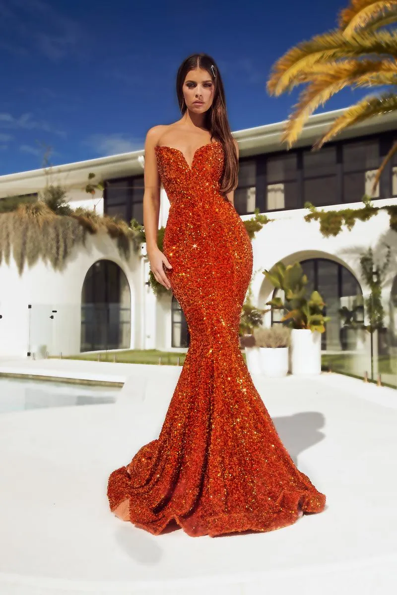 Portia and Scarlett Fit and Flare Prom Dress PS21208 - B