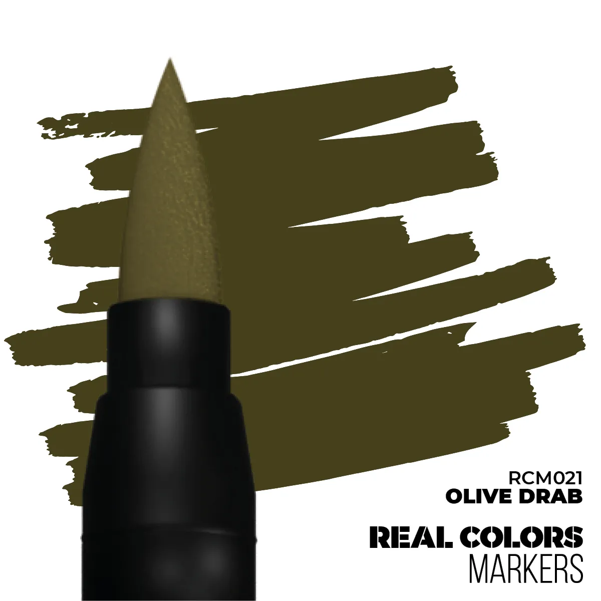 REAL COLORS ACRYLIC PAINT MARKER OLIVE DRAB
