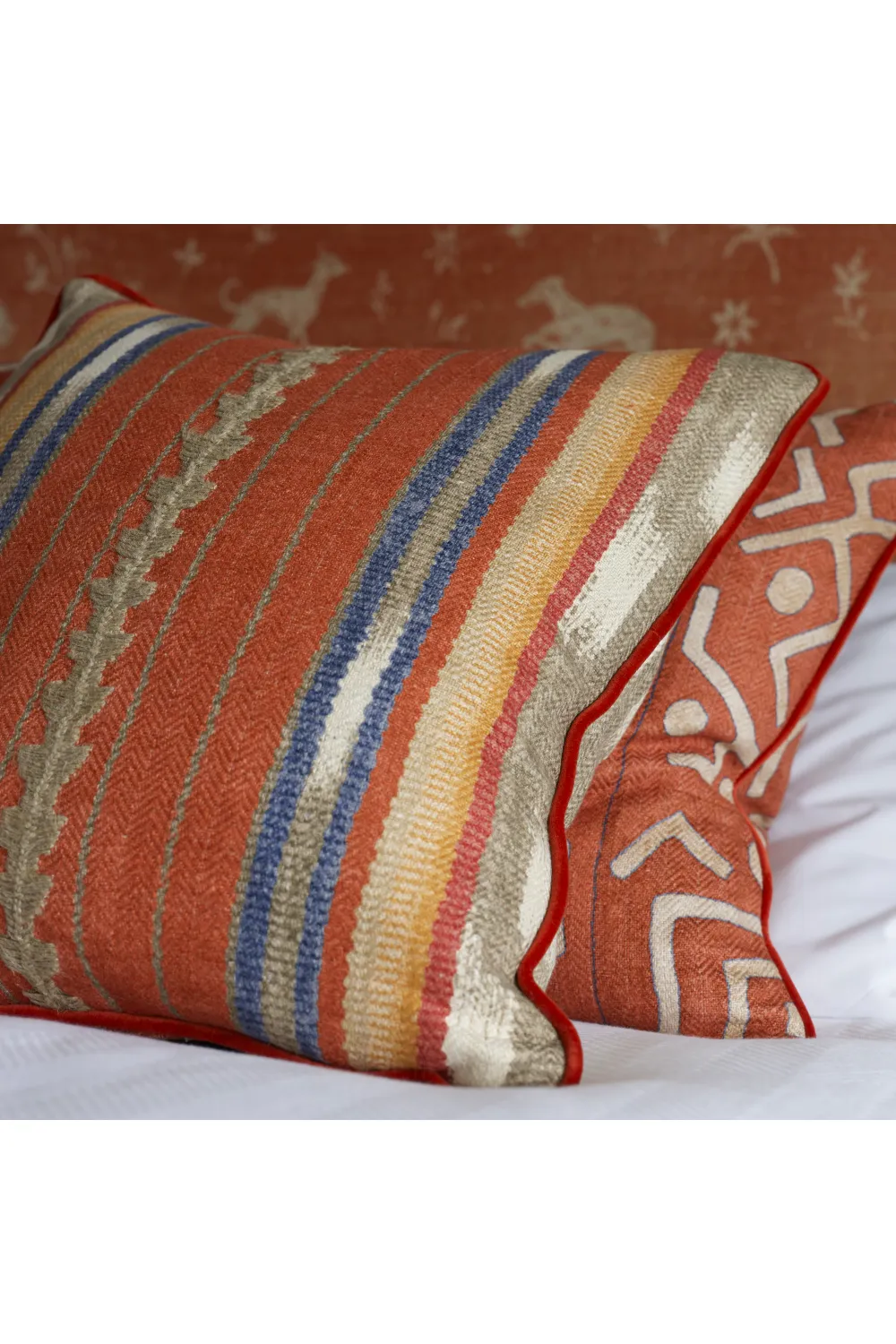 Vertical Stripe Throw Pillow | Andrew Martin Nineveh
