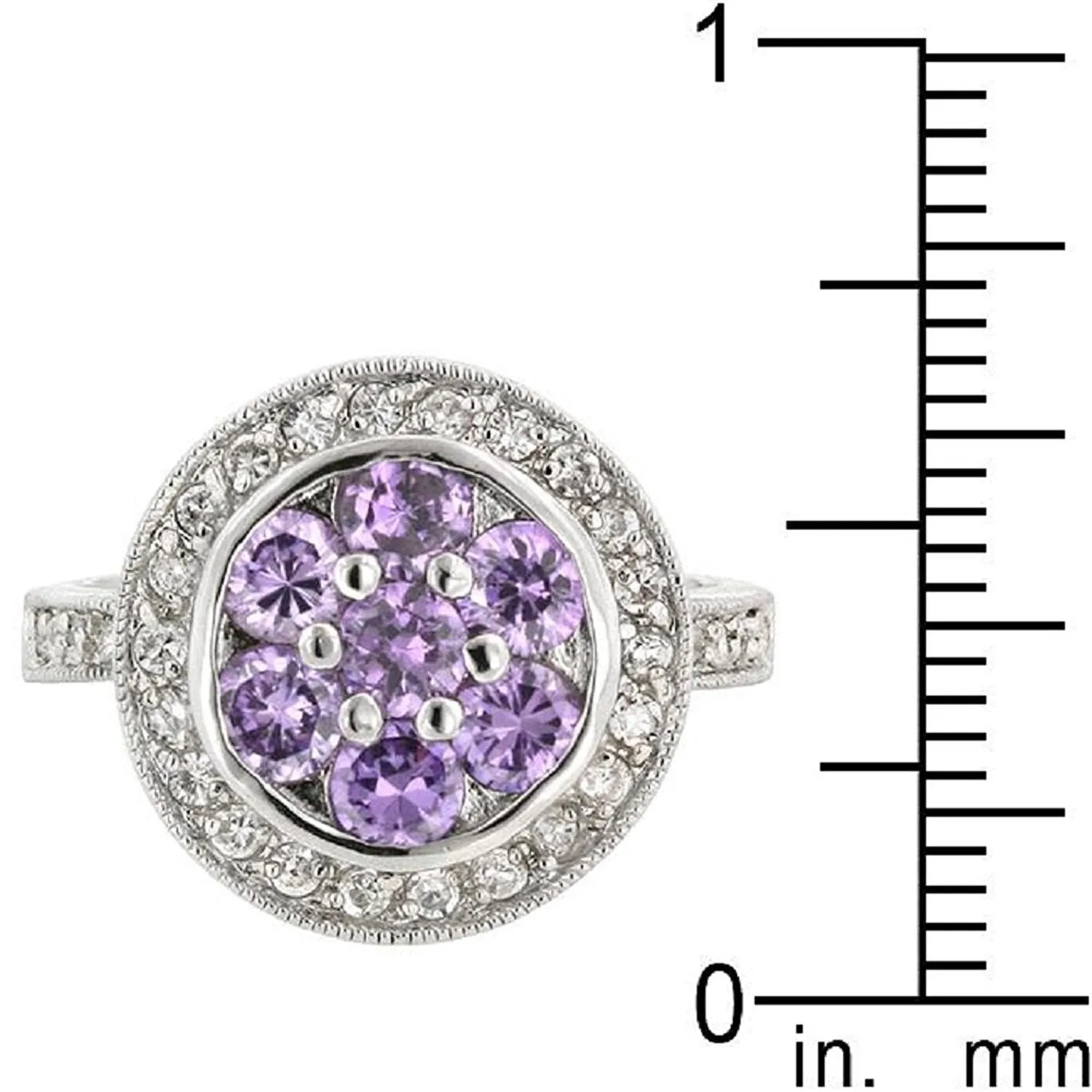 WildKlass Amethyst Purple Lily Ring