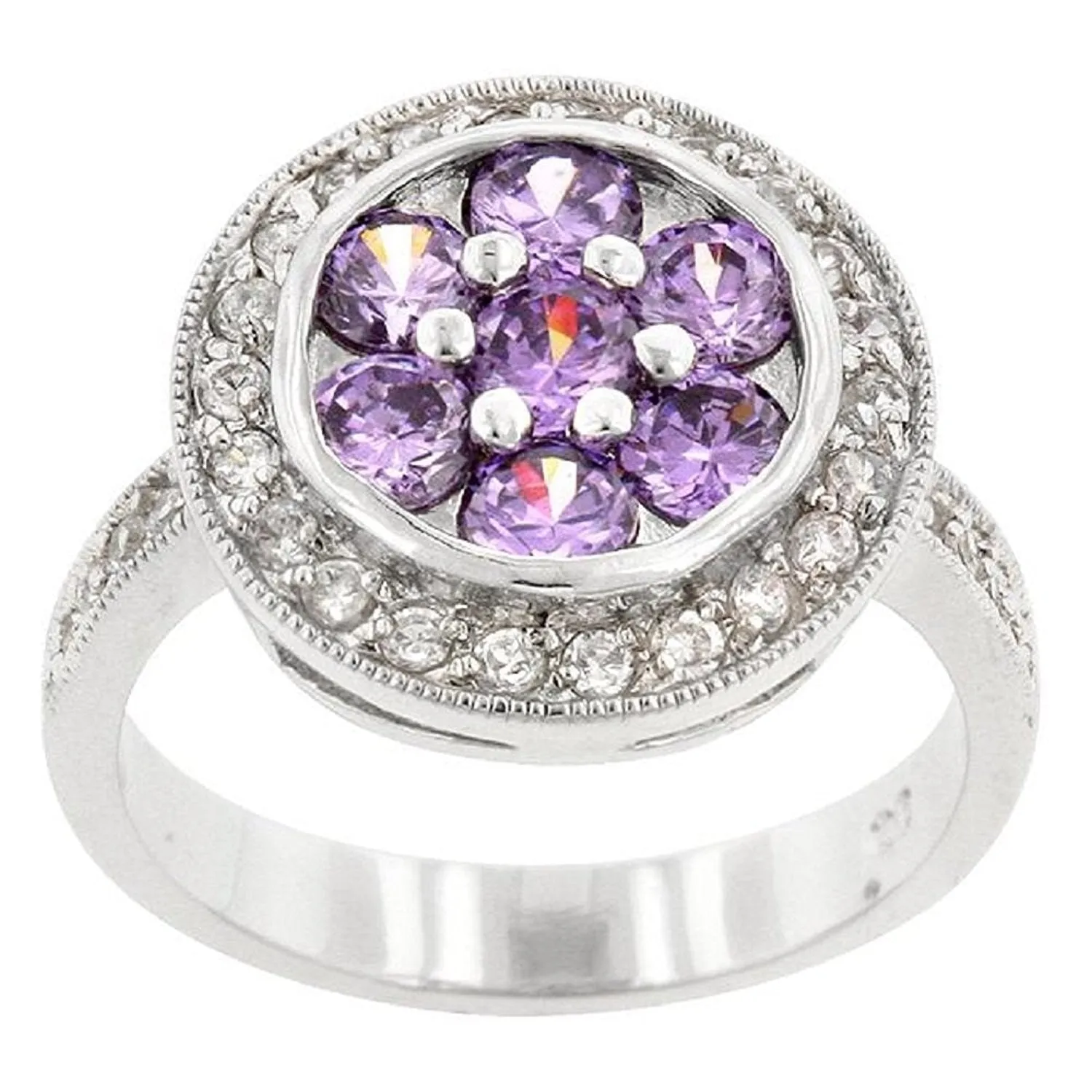 WildKlass Amethyst Purple Lily Ring