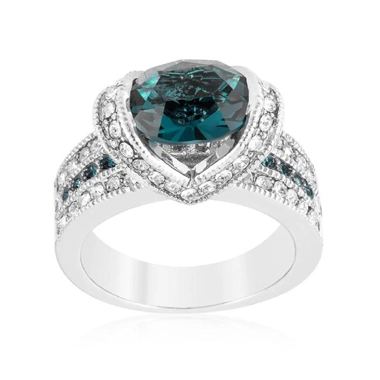WildKlass Ovaline Blue Ring