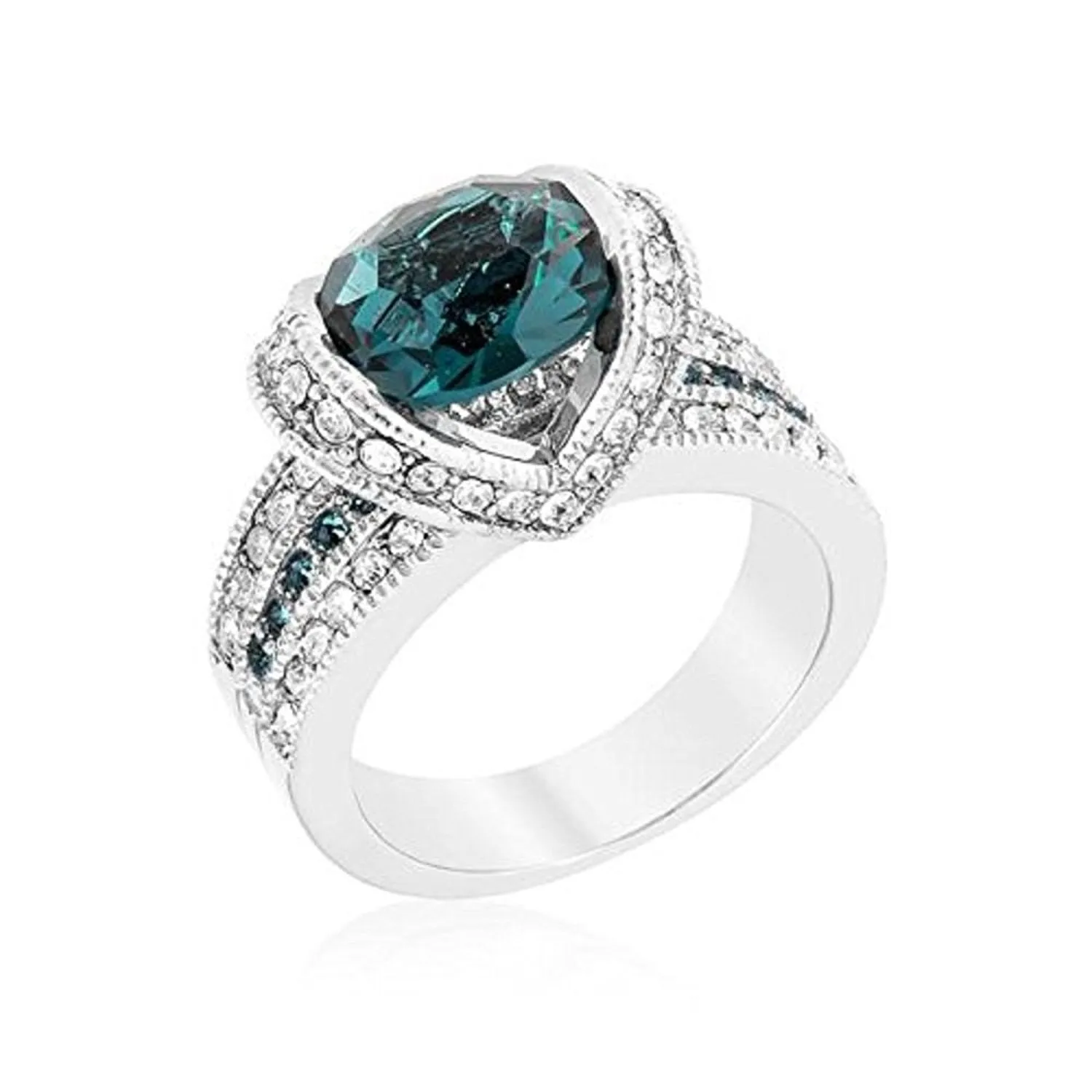 WildKlass Ovaline Blue Ring