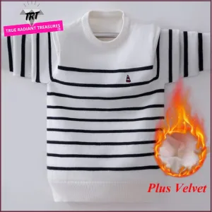 Winter Striped Knitted Sweater